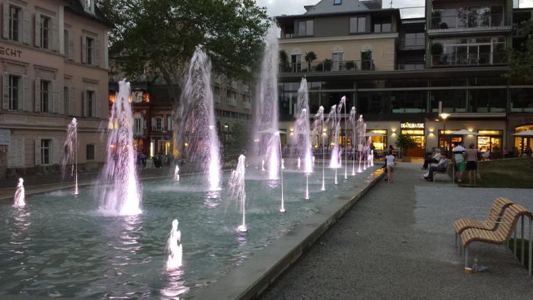 Wasserspiele am Ortsplatz Bad Gleichenberg
