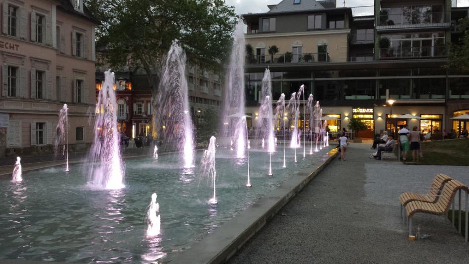 Wasserspiele am Ortsplatz Bad Gleichenberg